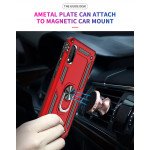 Wholesale Samsung Galaxy A10e Tech Armor Ring Grip Case with Metal Plate (Rose Gold)